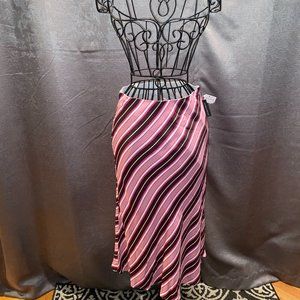Leith Striped Midi Skirt